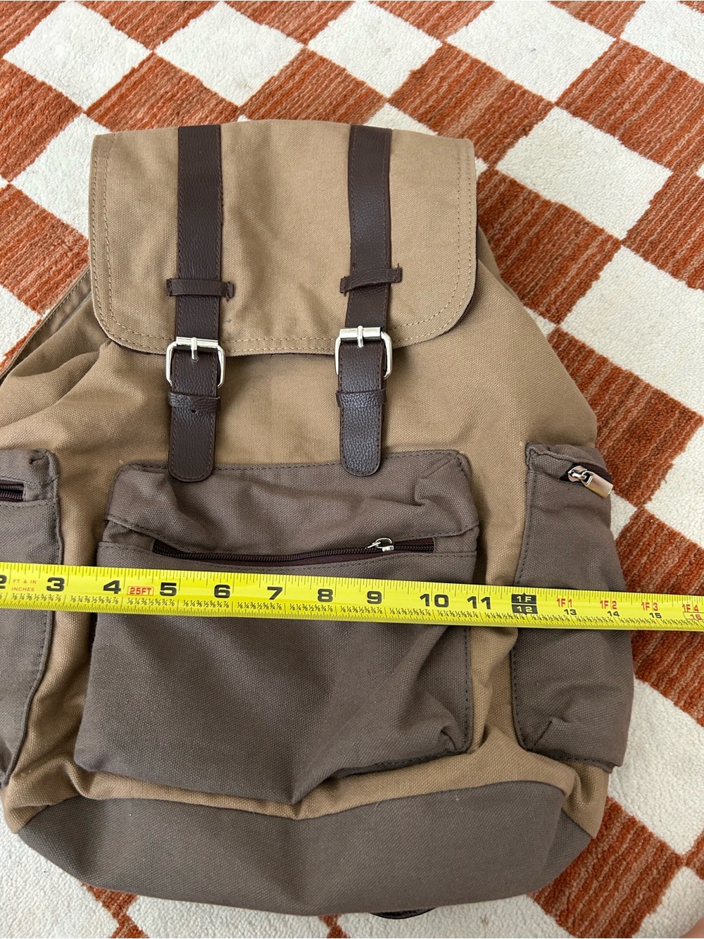 Earthbound Trading Co Canvas backpack - Picture 5 of 5